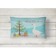 thumbnail image 2 of Carolines Treasures BB9259PW1216 Embden Goose Christmas Canvas Fabric Decorative Pillow, Teal, 12H x16W, multicolor, 2 of 3