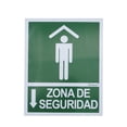 thumbnail image 1 of Señal Zona De Seguridad KARLEN 20x25cm, 1 of 1