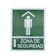 thumbnail image 1 of Señal Zona De Seguridad KARLEN 20x25cm, 1 of 1