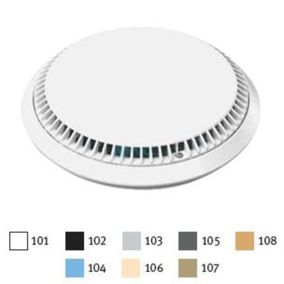 AQUASTAR POOL PRODUCTS 10" Light Gray Round Anti-Entrapment Suction Outlet Cover