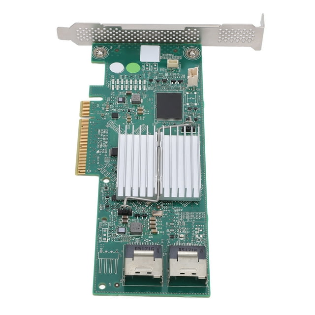 Tarjeta PCIEX8 SAS RAID, TARJETA DE CONTROLADOR RAID MEJORA LA Eficiencia de Almacenamiento 6 GB/S Transferencia de Datos Estable Para El de Servidor