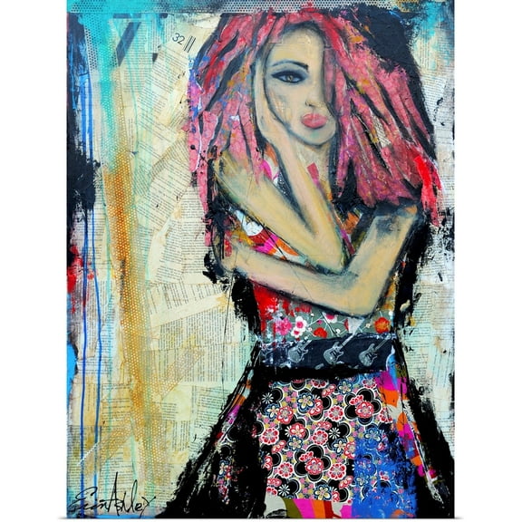 Great BIG Canvas | Rolled "Punk Rock Chic" Poster Print