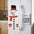 thumbnail image 1 of Snowman Refrigerator Magnetic Stickers Set Funny Window Stickers for Holiday Christmas Decoration, 1 of 8