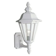 Sea Gull Brentwood Outdoor Wall Lantern - 19.75H in. White