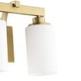 thumbnail image 4 of Quorum 5207-3-80 Transitional Three Light Vanity from Lancaster Collection in Brass - Antique Finish,, 4 of 4