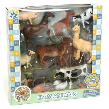 Zoo Troop Multipack Farm Set - 14-Pieces – Action Adventure Farm Figurines
