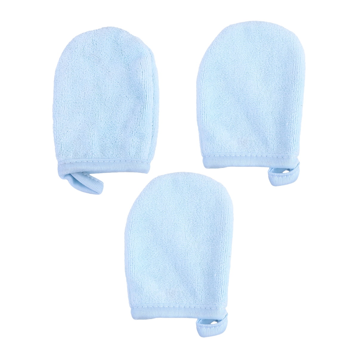 OUNONA Face Gloves Makeup Remover Cleaning Wash Reusable Mitts Glove