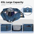 thumbnail image 4 of Bolsa de viaje Fmeida 65 L con compartimento para zapatos, repelente al agua, 4 of 7