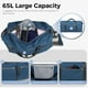 thumbnail image 4 of Bolsa de viaje Fmeida 65 L con compartimento para zapatos, repelente al agua, 4 of 7