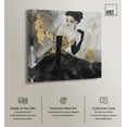 thumbnail image 2 of Steeped In Golden Glam Fashion Canvas Wall Art by Art Remedy, Gallery Wrapped, 30"x30", 2 of 7