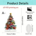 thumbnail image 2 of Book Christmas Ornament,Christmas Stack of Books Christmas Trees Signs, Desktoptree Ornament Bookish Gifts for Book Lovers, Librarians, Reader, Bookworm(1 Pack), 2 of 4
