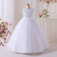 thumbnail image 6 of Cute Little Girls Dresses Starry Sequin Evening Party Gown Elegant Beach Dresses for Girl Size 8-9T, 6 of 9