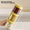 thumbnail image 5 of STPToys Food Storage Jars Kitchen Containers with Airtight Lids for Pasta,Cookies,Nuts,Coffee Beans,Cereal Kitchen Storage & Organization - 5.2 inch, 5 of 9