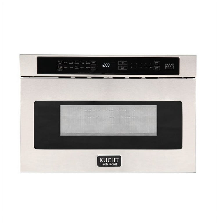Compact Microwave Oven Stainless Steel and Silver - Grey - 15.8 x