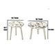 thumbnail image 5 of Set de mesa auxiliar Table Benzara de 40 cm y 50 cm, diseño floral, 5 of 5