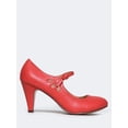 thumbnail image 2 of J. Adams Pixie Adorable Vintage Round Toe Kitten Heel Mary Jane Pump, 2 of 4