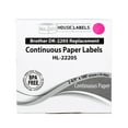 thumbnail image 6 of HOUSELABELS Compatible with DK-2205 Replacement Roll for Brother QL Label Printers; PINK Continuous Length Labels; 2-4/9" x 100 feet (62mm*30.48m) - 8 Rolls, 6 of 8