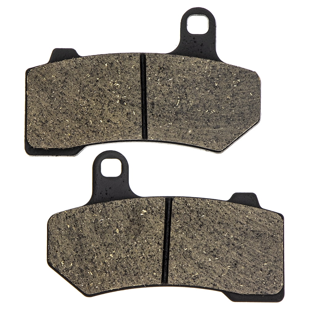 NICHE Brake Pad Set for Harley-Davidson Street Rod Glide Road King Front 41854-08 Rear Organic 4 Pack