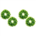 thumbnail image 1 of 4 Paquetes de Artificial Guirnalda de Hojas Artificiales de Imitación Decoración de para Colgar En la Puerta Delantera, 10 Pulgadas, 1 of 5