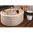 thumbnail image 6 of Lifesmart Key Largo LS200 4 Person Oval 20 Jet Plug and Play Hot Tub Spa and Spa Step, Sand, 6 of 6
