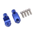 thumbnail image 2 of LOVIVER 1 Pair Motorcycle Master Cylinder Mirror Clamp for 22mm Handlebar Blue, 2 of 5