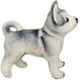 thumbnail image 2 of Peluches De Husky Peludos Realistas Juguete para Cachorros Huskies Realistas Almohada De Anime Gordita Juguete De Husky Siberiano Súper Suave Felpa Lindo Cachorro Muñecas Regalos,25CM, 2 of 4