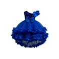 thumbnail image 1 of Robe Tutu pour Filles, Sans Manches, Nœud Papillon, Superposée, Tulle, pour Mariage, Fête, Performance, 1-12 Ans, 1 of 3
