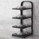 thumbnail image 5 of Almacenamiento y organización de cocina, estante de almacenamiento ajustable para ollas y sartenes con gran capacidad de carga, organizador de cocina ventilado, estantería de alambre., 5 of 6