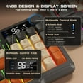 thumbnail image 3 of ZIYOULANG M96 Dual Mode Wireless Gaming Keyboard with 2.4G & BT5.0, 90% Membrane Semi-mechanical Keyboard with Smart Display & Knob, 3 of 9