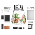 thumbnail image 6 of Daiia Cactus Gnome School Backpack for Men and Women Lightweight Backpack Durable Backpack Water-Resistant,Travel,Work Bag, 6 of 9