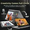 thumbnail image 5 of Lenovo Yoga 7 16" WUXGA 2-in-1 Touchscreen Laptop, AMD Ryzen 7 8840HS, 16GB LPDDR5X, 2.28TB Storage (2TB SSD+288GB Docking Station Set), Backlit Keyboard, Fingerprint Reader, Win 11 Pro, Artic Grey, 5 of 7