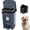 Gray, variant on Dog Poop Trash Can Outdoors Pet Waste Station with Lid:15L Plastic Dog Poop Disposal Container with Removable Inner Bin Bucket Foot Pedal Type Garden Yard Home with 5Rolls Waste Bags, Grey