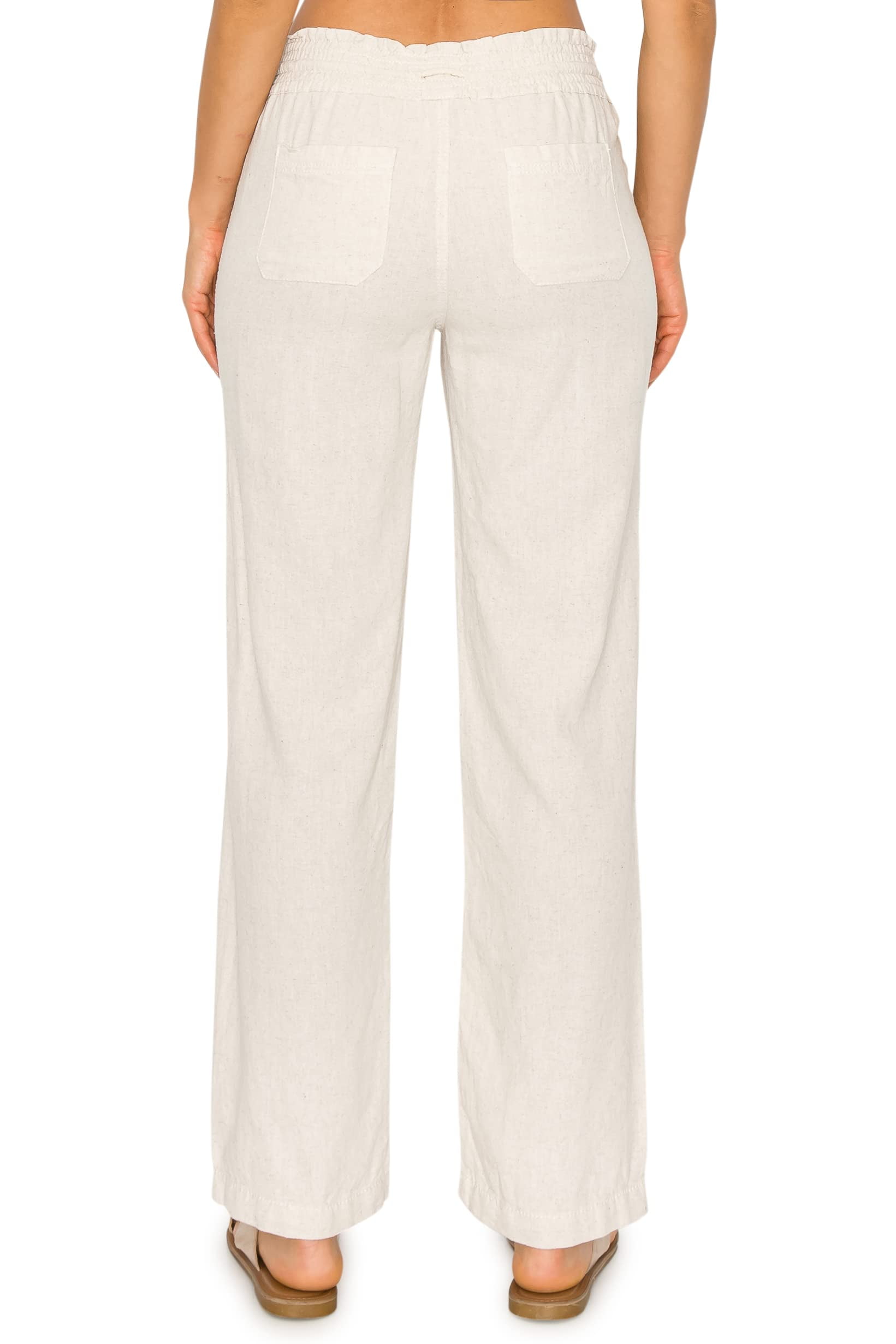 Cali1850 Women's Casual Linen Pants 29