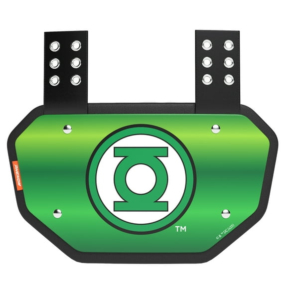 Phenom Elite Football Back Plate - Green Lantern