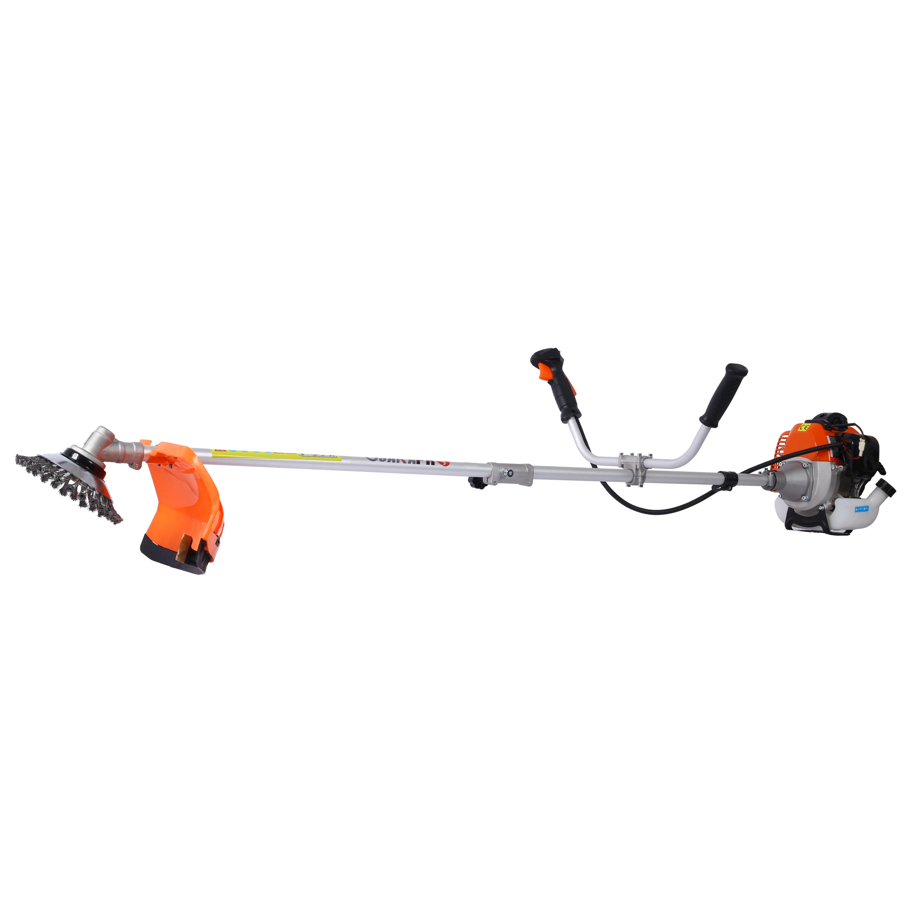 52cc Weed Wacker Gas Powered,3 in 1 Multifunction, String Trimmer, 8 inch Weed Wacker Attachments Heads,10" Metal 3T Blade,Rubber Handle , Shoulder & Strap Included, EPA Compliant