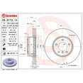 thumbnail image 2 of Brembo Brake Rotor 09917211C02 Vented; One Piece Design; Wheel Bolt Pattern 5 x 120 Millimeter; 164.9 Millimeter Hat Inside Diameter; 79 Millimeter Hub Diameter; High Carbon Cast Iron; Single, 2 of 2