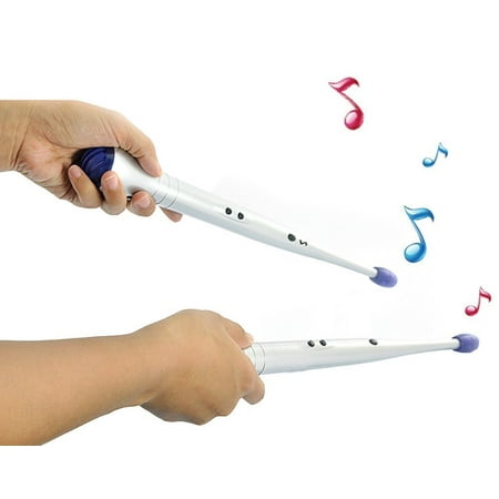 - HURRISE Creative Children Lightweight Rhythm Sticks,Electronic Rock Beat Rhythm Drum Sticks Air Drumsticks for Children Toy Musical Instrument
