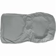 thumbnail image 5 of Gray Bar Stool with Expandable Backrest Cover for Short Swivel Dining Chair, 5 of 5