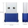 thumbnail image 6 of USB to USB C Adapter 2 Pack,Type C Female to A Male Charger Converter for Apple Watch Ultra iWatch 7 8 SE,iPhone 15 14 13 12 Plus Pro Max,AirPods,iPad Air 4 5 Mini 6,Samsung Galaxy S21 S22, 6 of 15