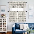 Birds on the Wire Teal Grey Burlap Background Kitchen Curtains and ...