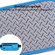 thumbnail image 4 of Hukapapa Bolsillo de nailon para correr al aire libre, bolsillo multifuncional para pasaporte de viaje, azul, 4 of 5