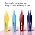 thumbnail image 3 of dianhelloya Booger Clip with LED Light Easy to Use Non-irritating Soft Head Creative Nostril Cleaning Aluminum Alloy Baby Nose Cleaning Tweezers for Trip (Red), 3 of 7