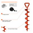thumbnail image 2 of Eurmax USA Trampoline Stakes Heavy Duty Trampoline Parts Steel Stakes Anchor Kit Bonus 4 Strong Belt(Orange), 2 of 5