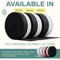 thumbnail image 4 of 33 Feet Self Stick Silicone Door Seal Strip for Windows, Doors, Glass Shower Door, Sliding Door Weatherstrip Draft Stopper Weather Stripping Tape Roll Exterior Door Frame Sealers, 4 of 8
