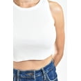 thumbnail image 4 of Crop top de canalé /Juvenil, 0141 (Blanco) blanco CH, 4 of 5