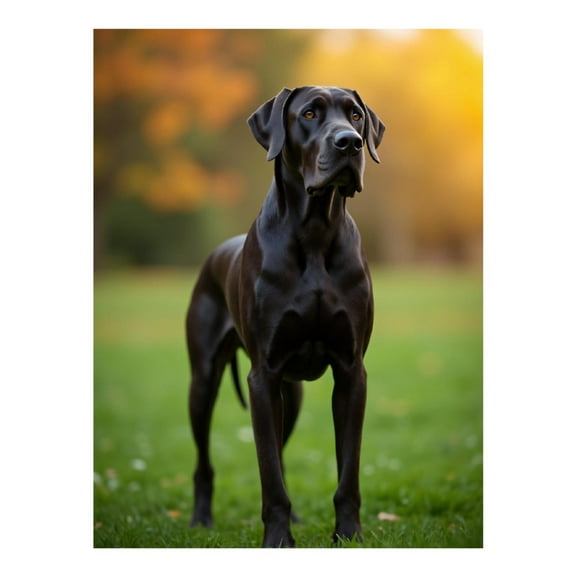 Diamond Art Kit for Adults, Dog In Autumn Park Diamond Painting for Adults Beginners, DIY Diamond Art Painting Kits, 5D Diamond Painting Crafts for Home Decor 12x16 Frameless