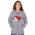 thumbnail image 3 of Betty Boop Fearless Girl Power Women Plus Size Zipper Hoodie Brisco Brands 3X, 3 of 5