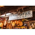 thumbnail image 2 of Wilson, Emily M. 32x23 Gold Ornate Wood Framed with Double Matting Museum Art Print Titled - Luckenbach-Texas-USA-Post office sign in a tourist shop in Luckenbach-Texas, 2 of 4