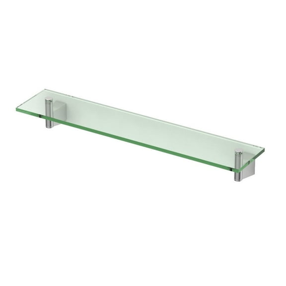 Gatco 4716 Bleu Vanity Glass Shelf, Chrome