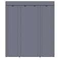 thumbnail image 4 of Ktaxon 69" Portable Clothes Closet Wardrobe with Non-Woven Fabric Gray, 4 of 8